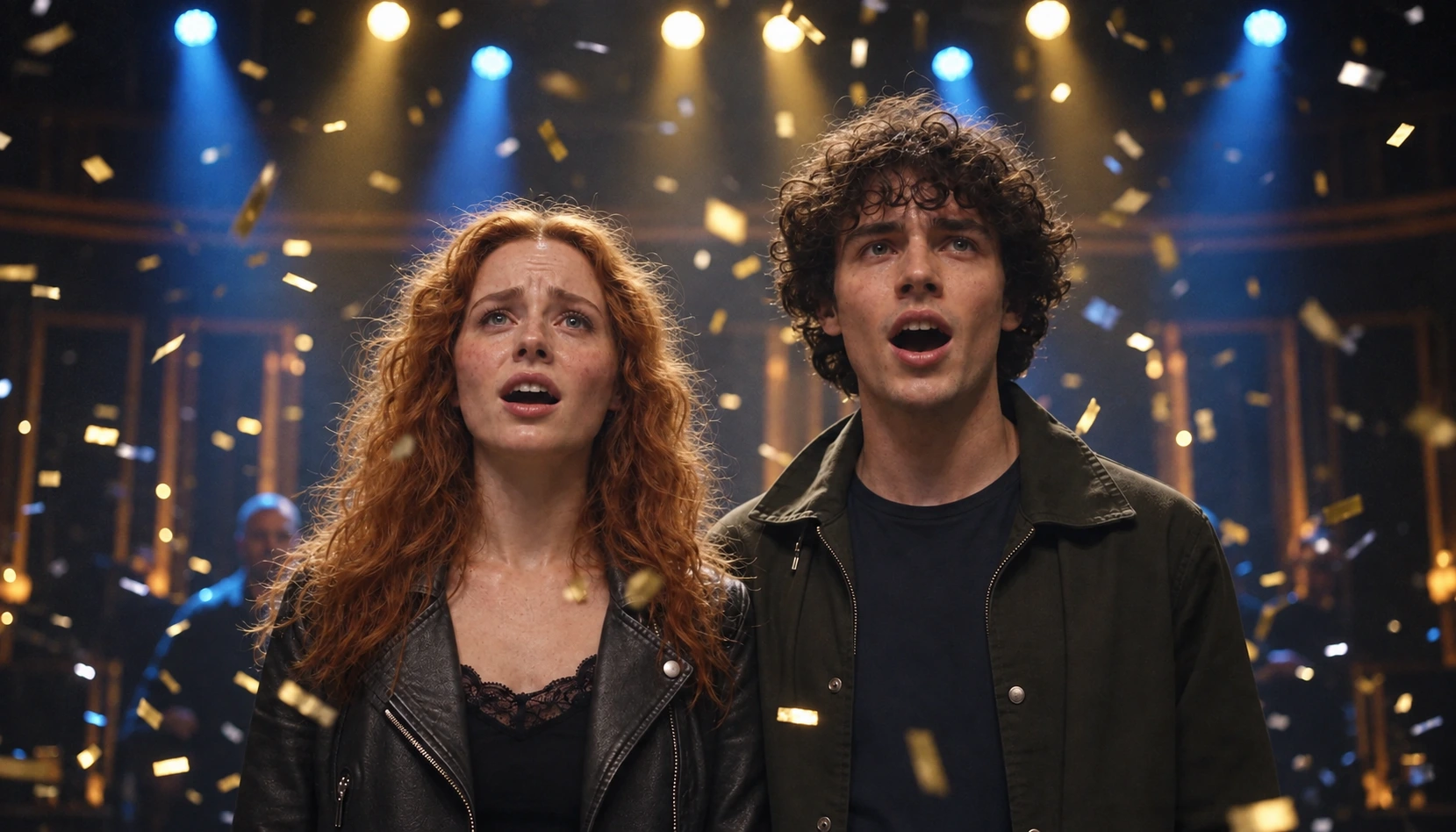Dalia and Ariel singing