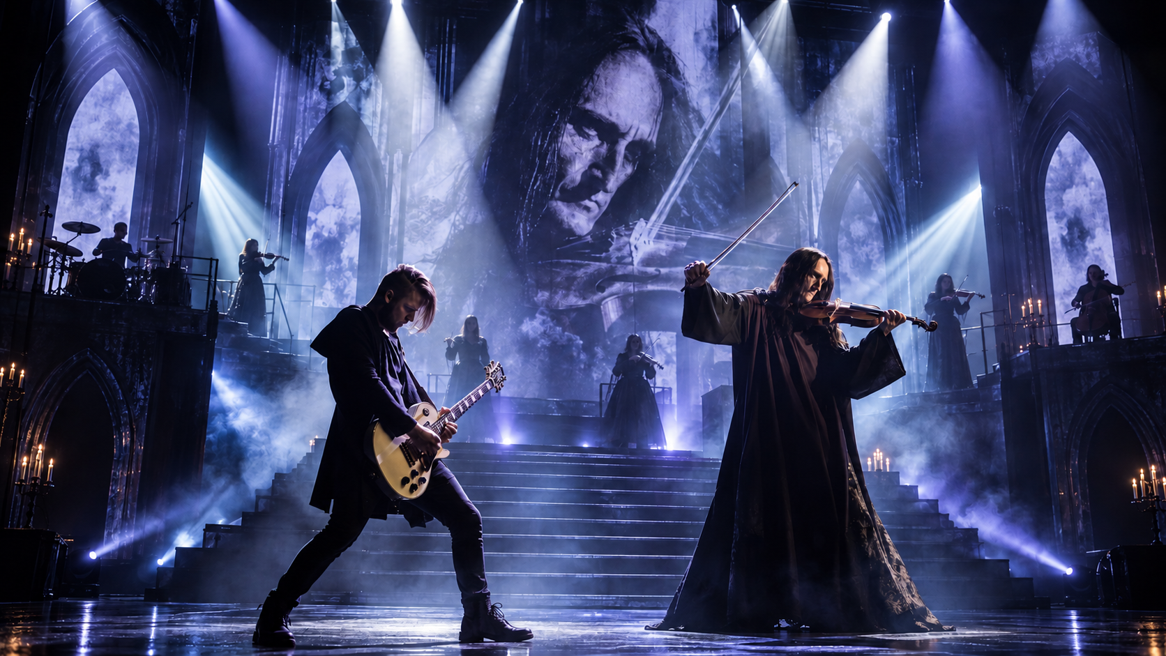 Scenography concept 2 — PAGANINI ROCKS