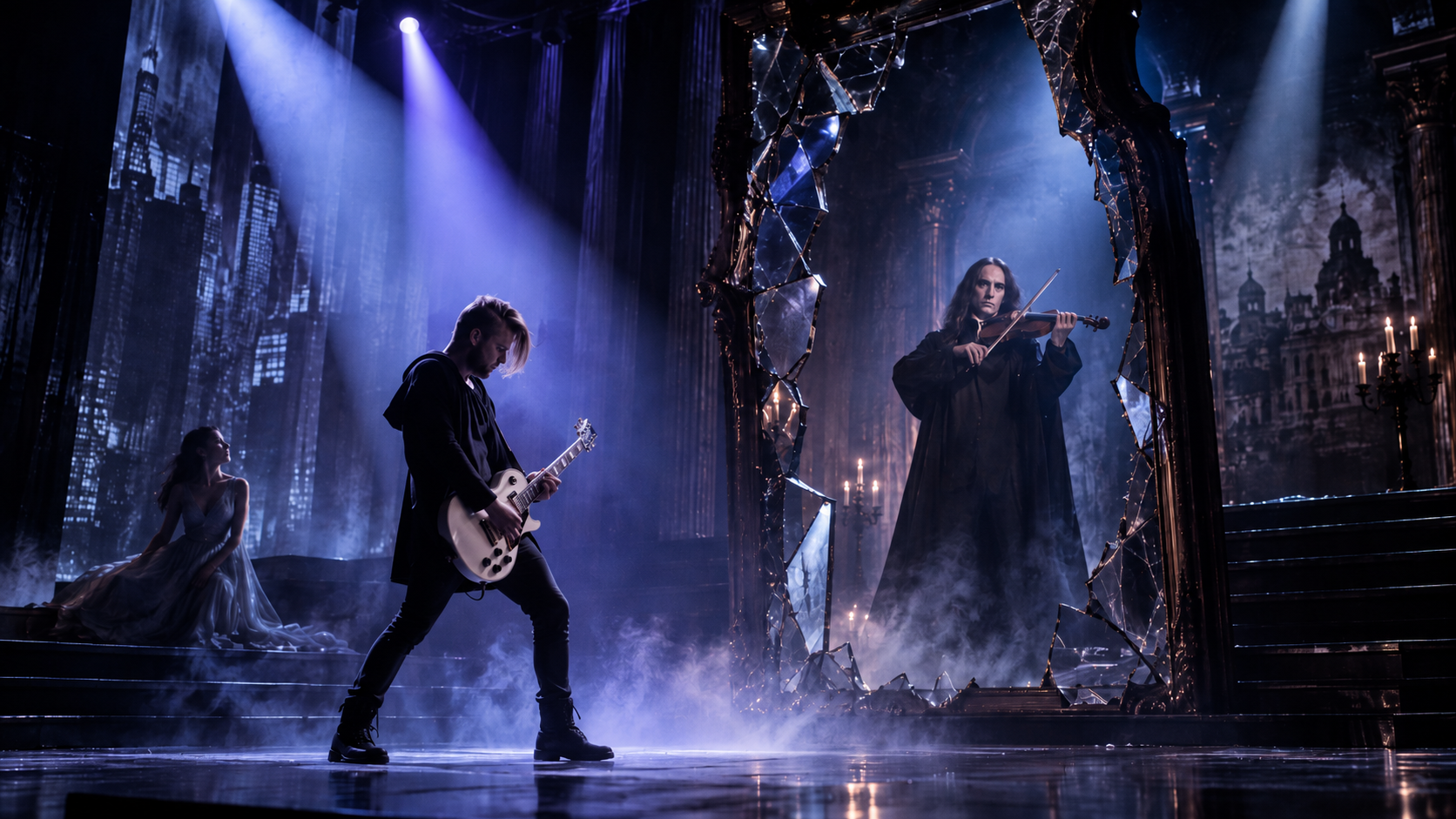 Scenography concept 3 — PAGANINI ROCKS