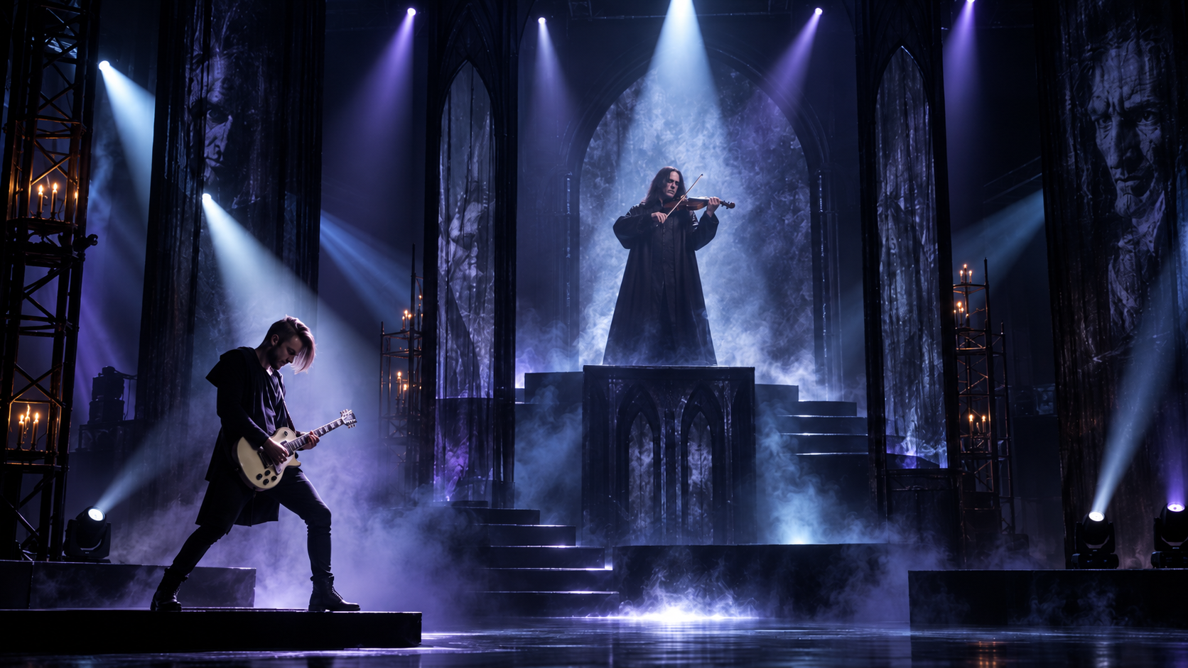 Scenography concept 4 — PAGANINI ROCKS