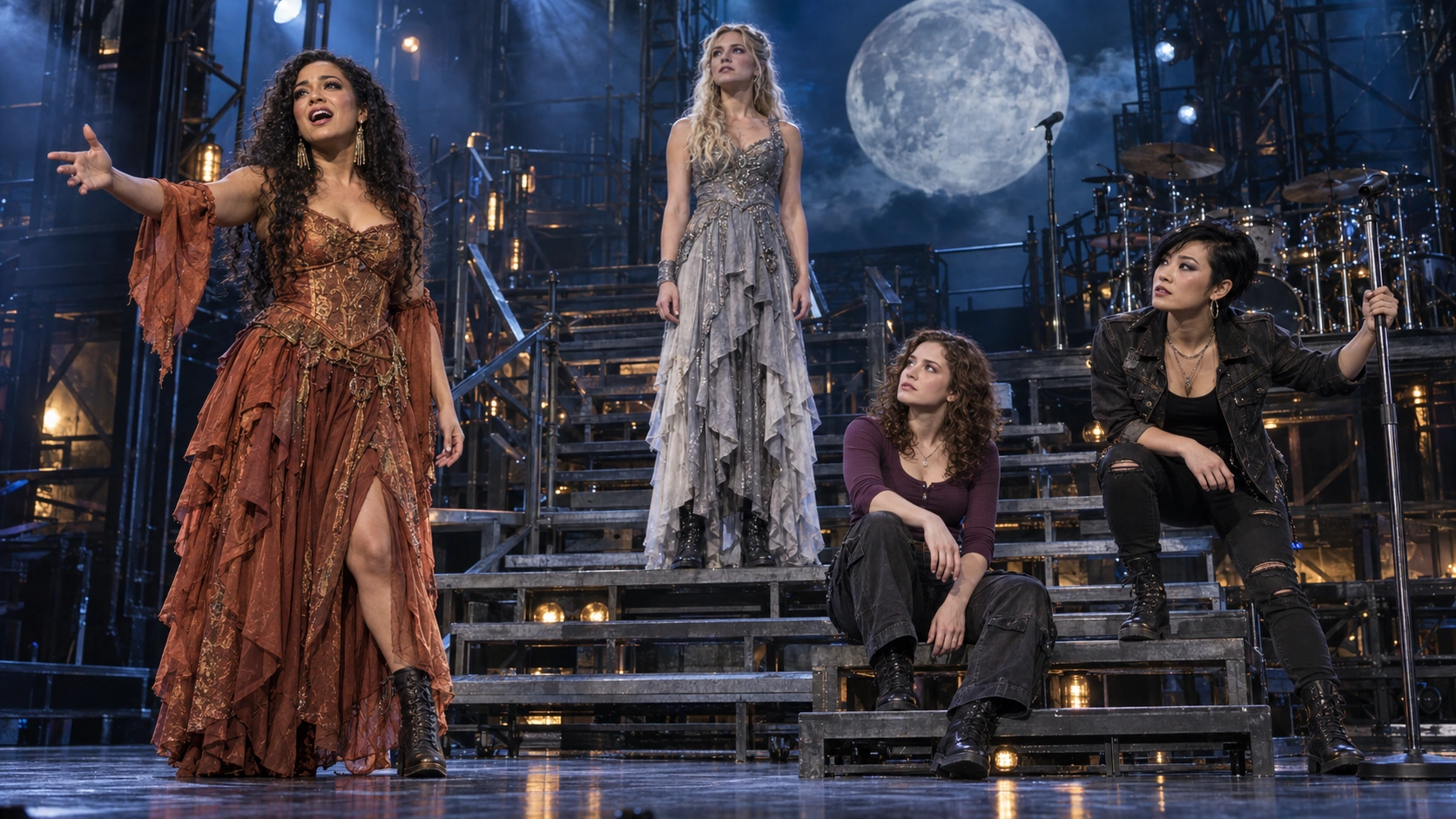 The women — theatrical scene concept
