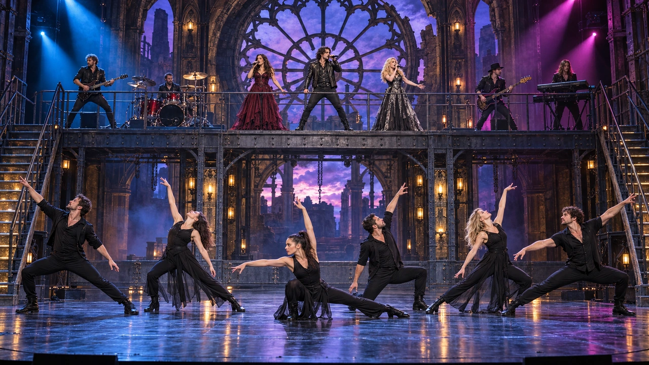 Next Gen Rock — rock musicians and dancers on stage